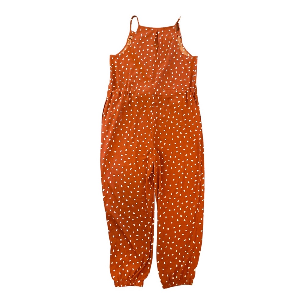 Naked Zebra Polka Dot Sleeveless VNeck Jumpsuit Size L - Picture 6 of 9
